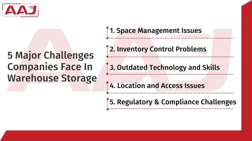 Challenges in warehouse storage
